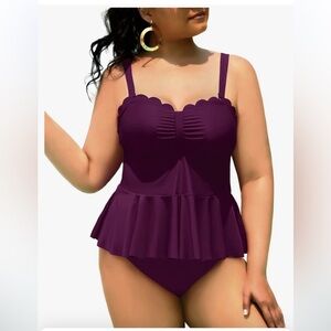 Two Piece Tankini Bathing Suit